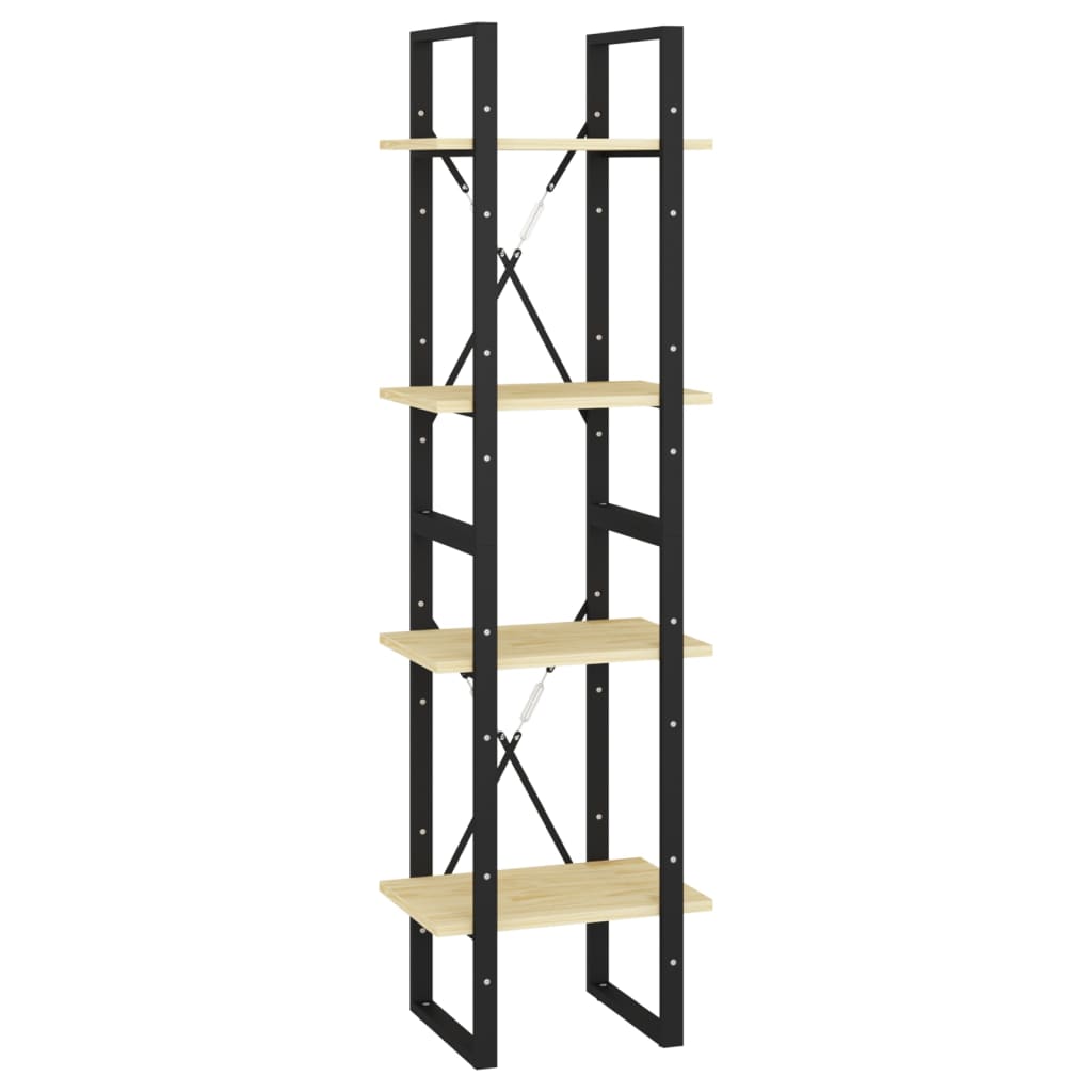 Bücherregal 2 Fächer Weiß 40x30x70 cm Holzwerkstoff