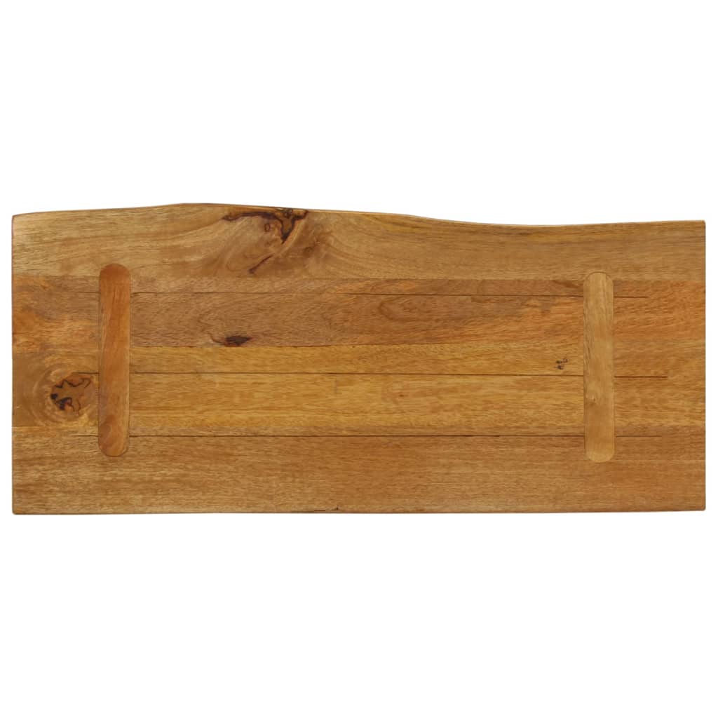 Tischplatte 40x40x2,5 cm Rechteckig Massivholz Akazie Baumkante