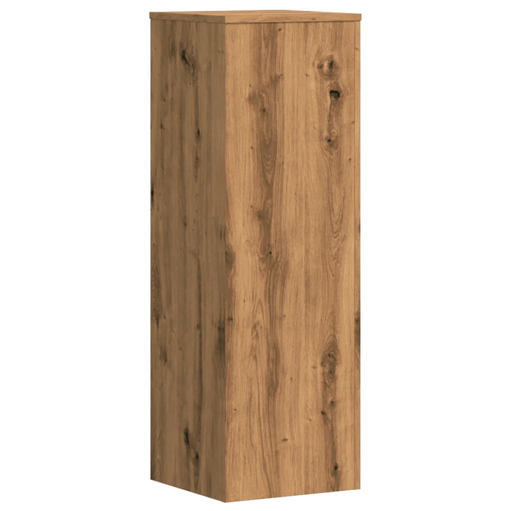Pflanzenständer 2 Stk. Weiß 33x33x100 cm Holzwerkstoff