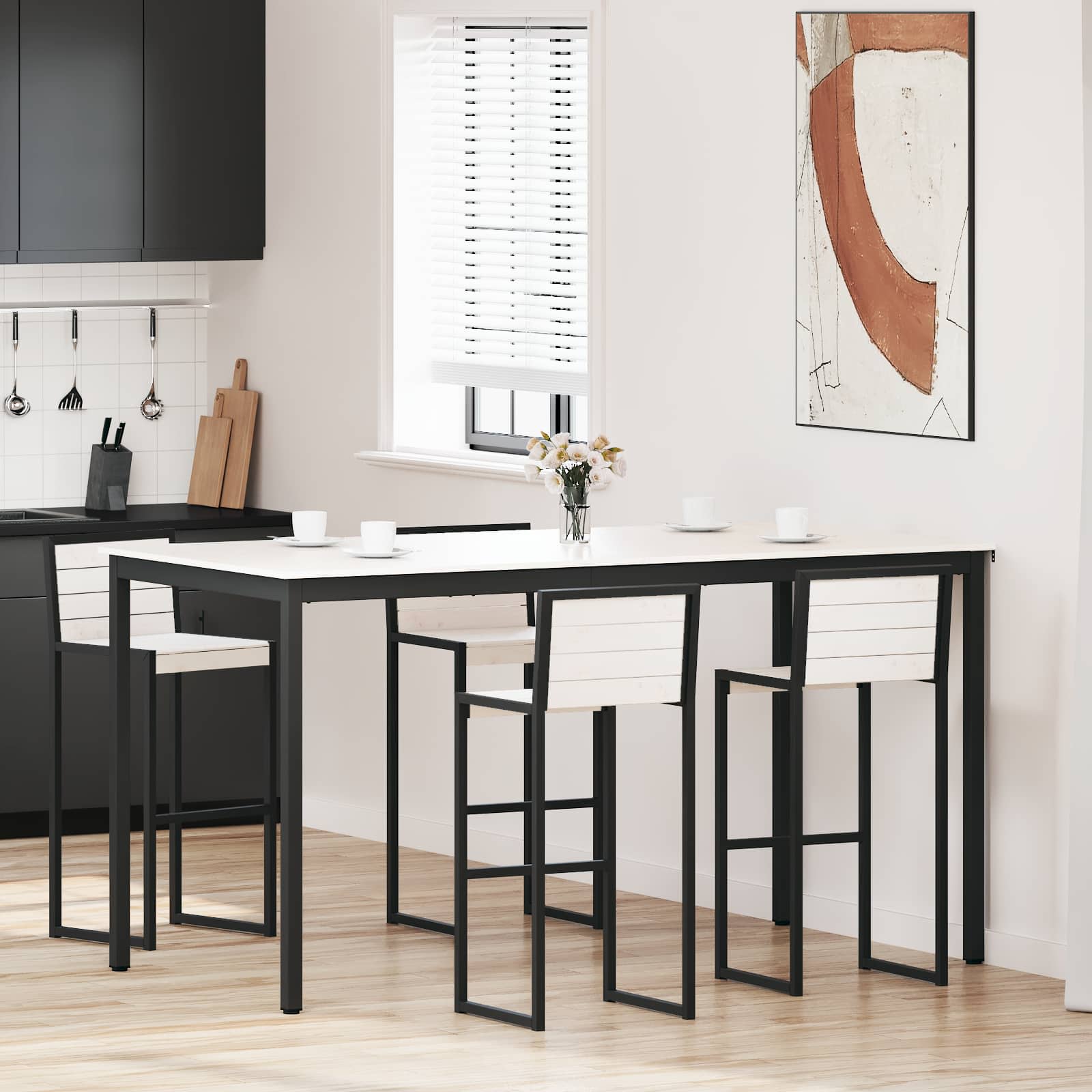 Bartisch Natur 200 x 100 x 105 cm Massives Kiefernholz