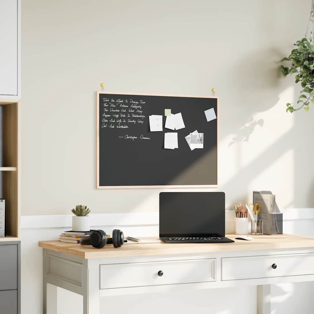 Magnetisches Whiteboard mit massivem Kiefernholzrahmen 40x30 cm