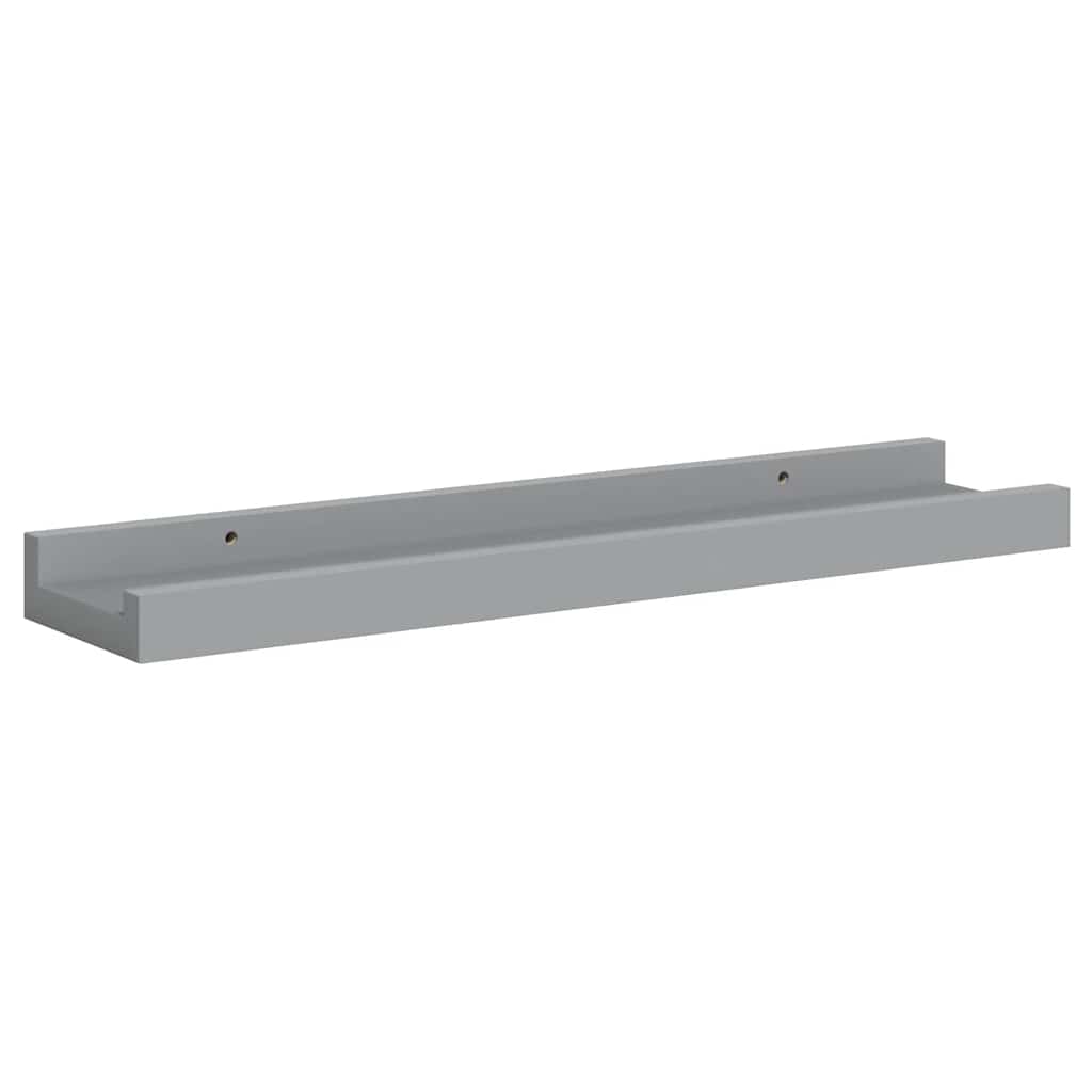 Bilderleisten 2 Stk. Weiß 80x9x3 cm MDF