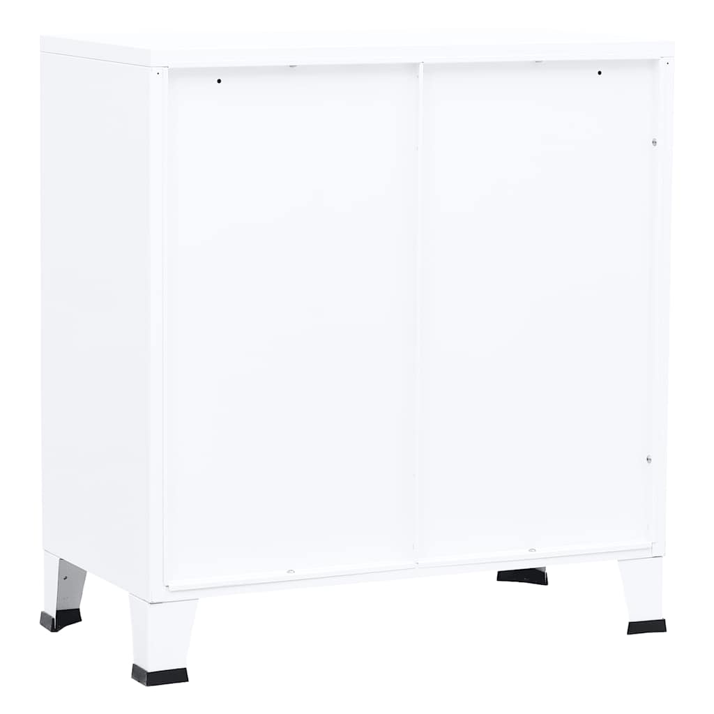 Lagerschrank Industrial Schwarz 75x40x80 cm Stahl