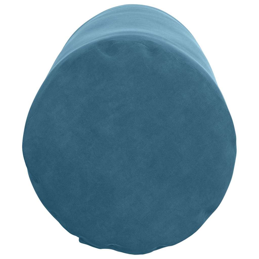 Bolsterkissen 2 Stück Blau Ø 15 x 40 cm Cordstoff