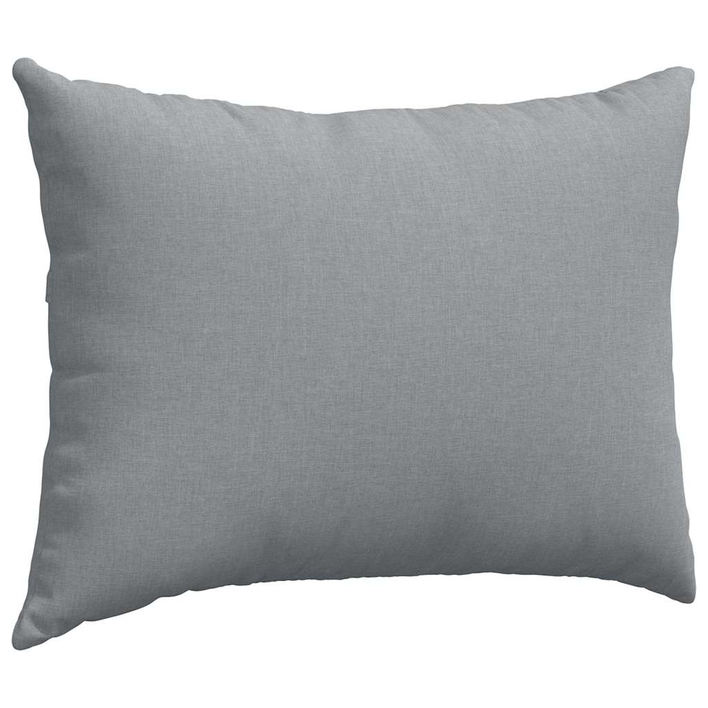 Sofakissen 2 pcs Hellgrau 50 x 30 cm Stoff