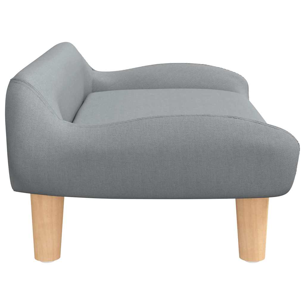 Hundebett Creme 70x40x24 cm Stoff