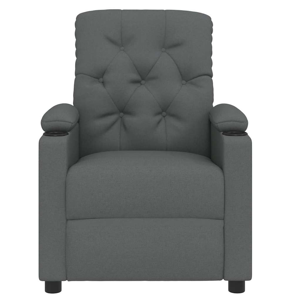 Massagesessel Schwarz Stoff