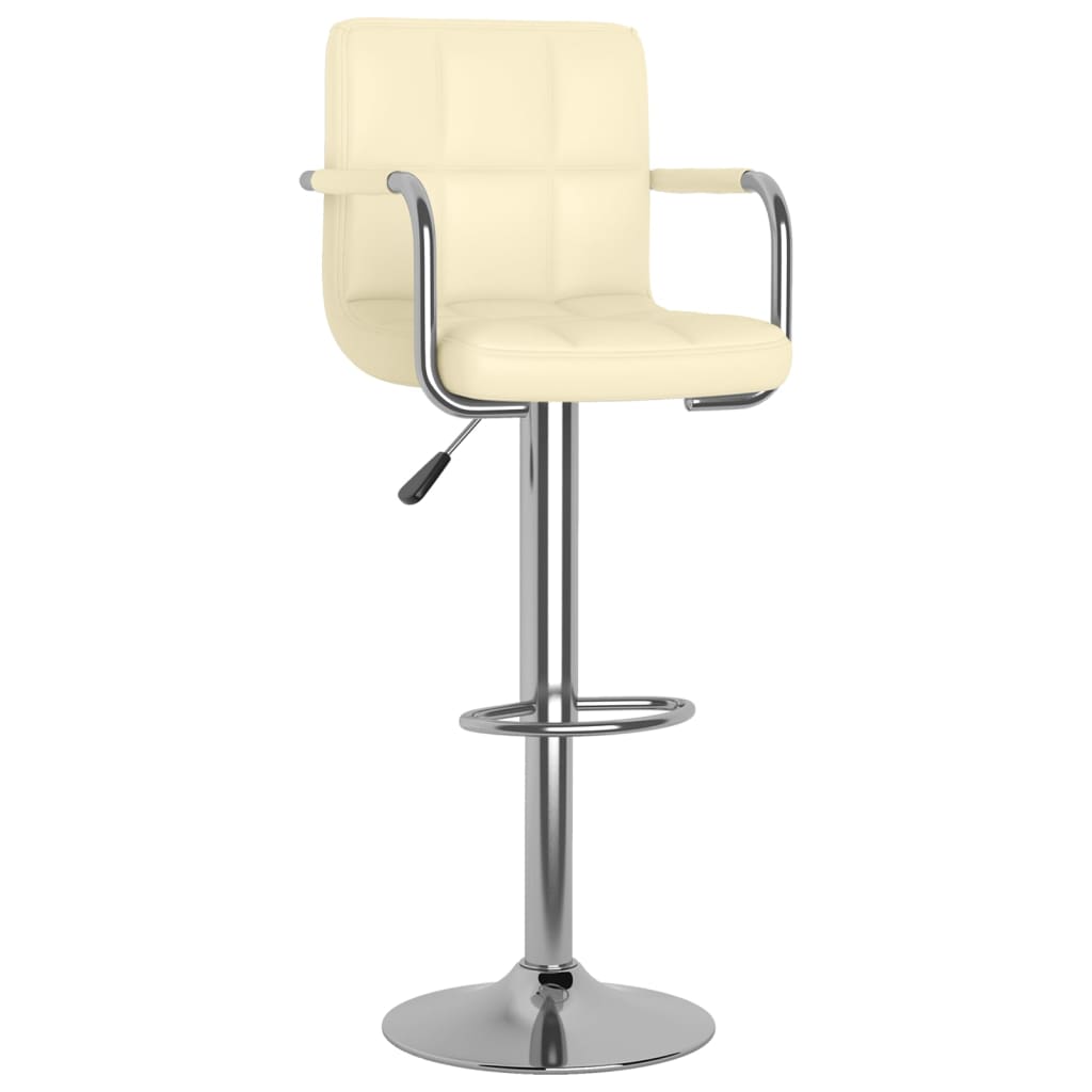 Barhocker 2 Stk. Rot Kunstleder