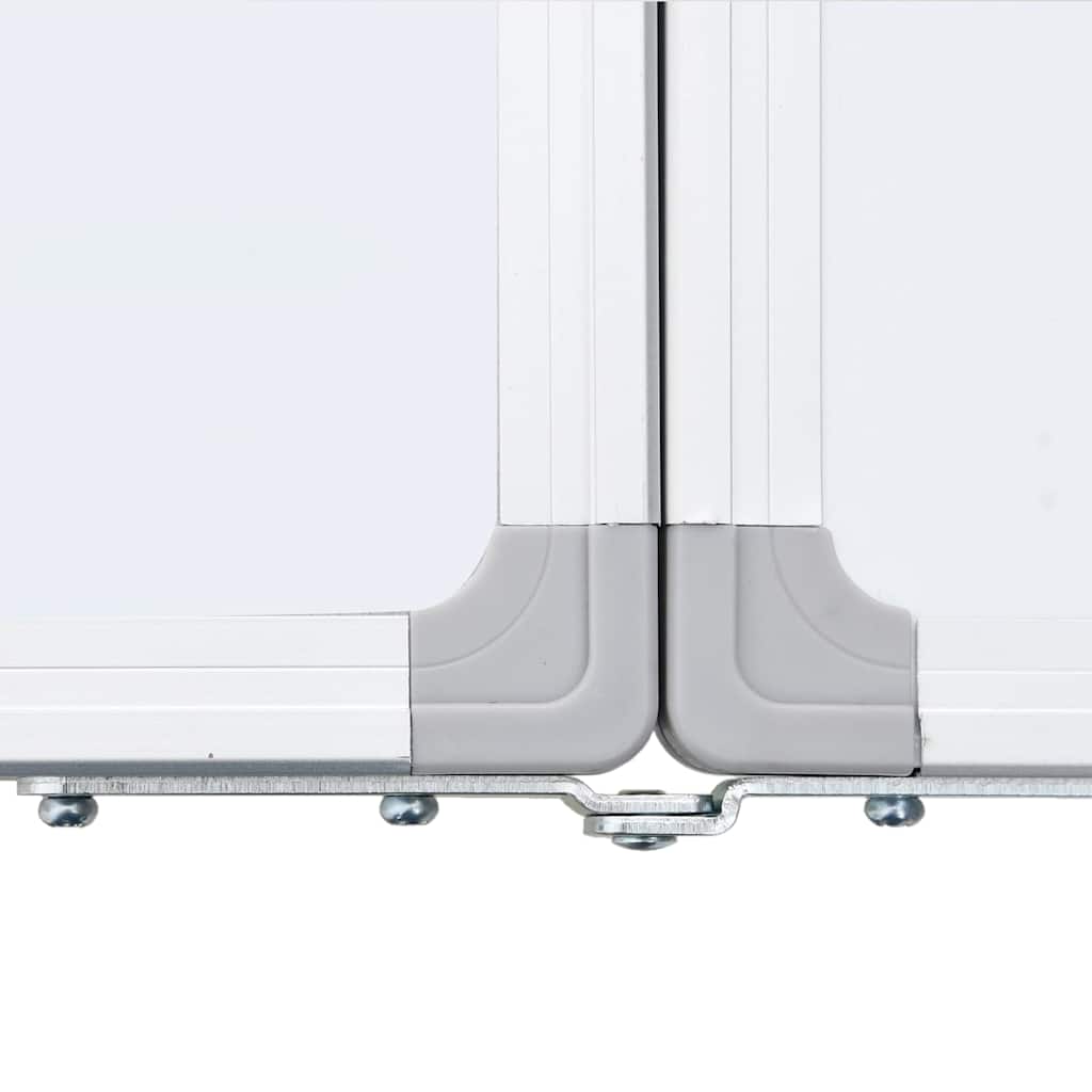 Magnetisches Whiteboard Klappbar 160x40x1,7 cm Aluminium