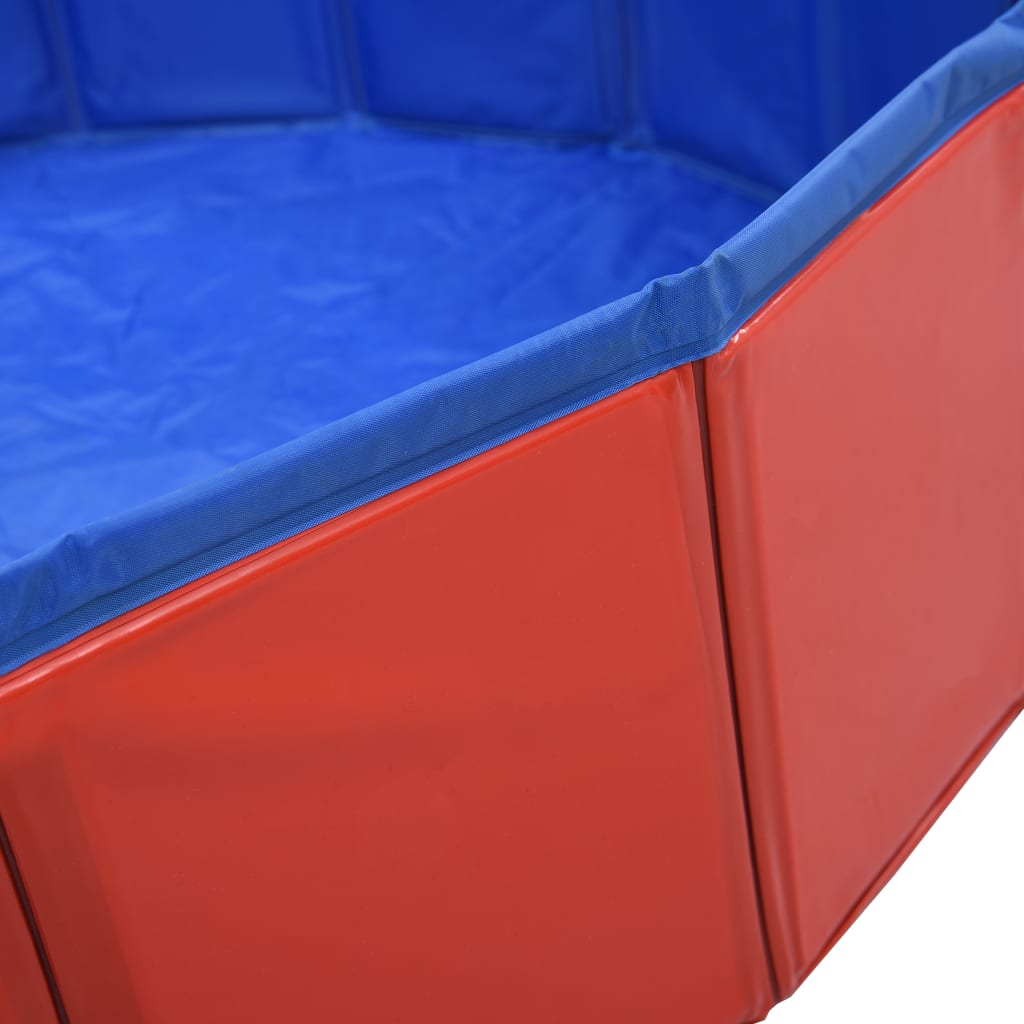 Hundepool Rot Ø200 x 30 cm Dicker PVC