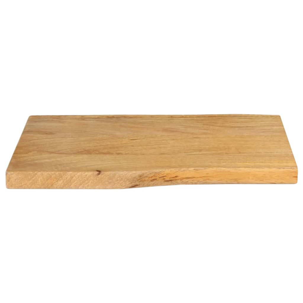 Tischplatte 40x40x2,5 cm Rechteckig Massivholz Akazie Baumkante