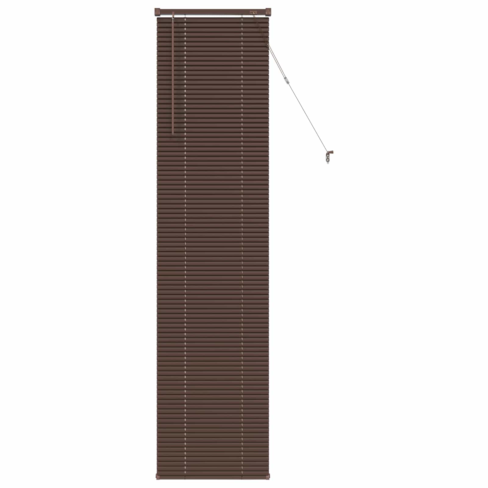 Jalousie Silber Grau 150 x 40 cm 25 mm PVC