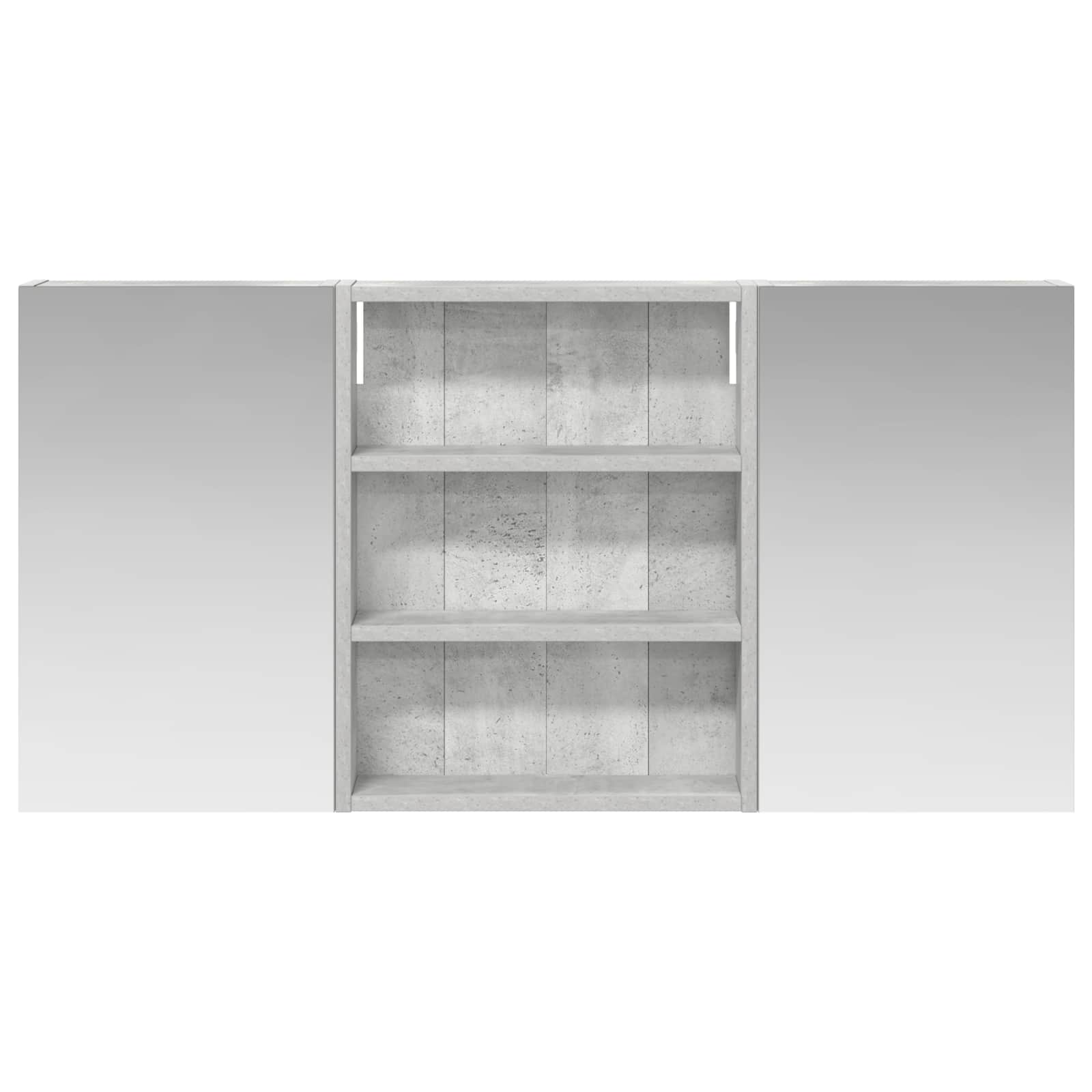 Badezimmerschrank-Set 3 pcs 80 x 10,5 x 50 cm Holzwerkstoff