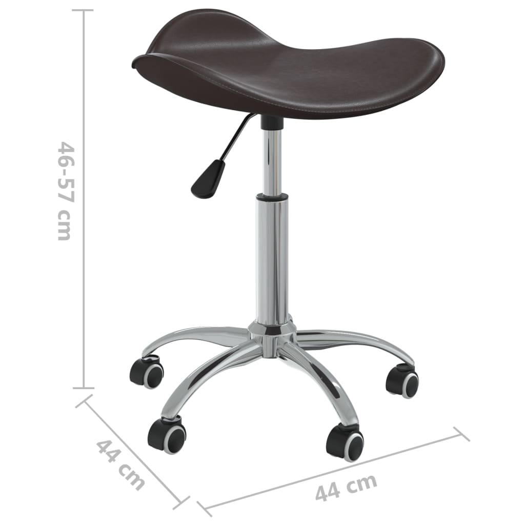 Esszimmerstuhl Drehbar Creme Kunstleder