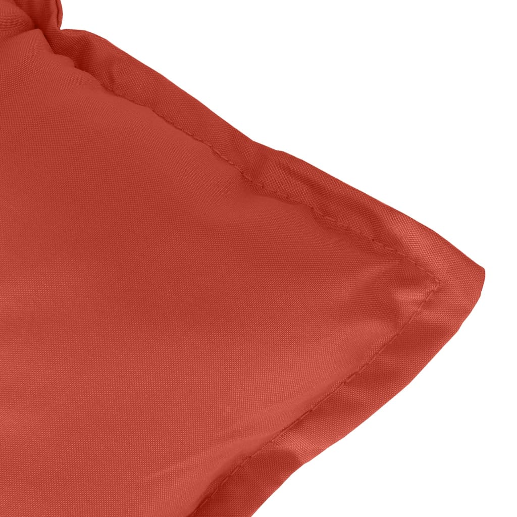 Hochlehner-Auflagen 2 Stk. Melange Anthrazit 120x50x7cm Stoff