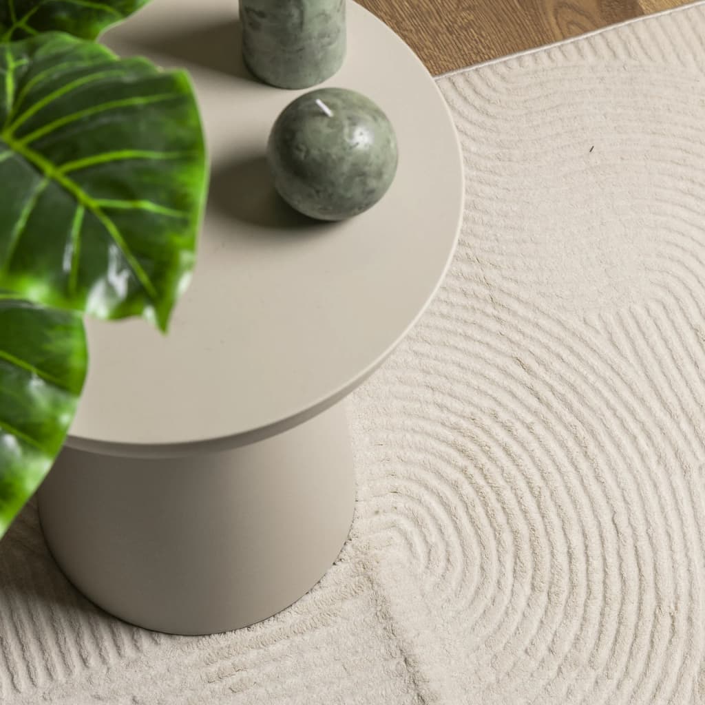 Teppich IZA Kurzflor Skandi-Stil Anthrazit 80x150 cm