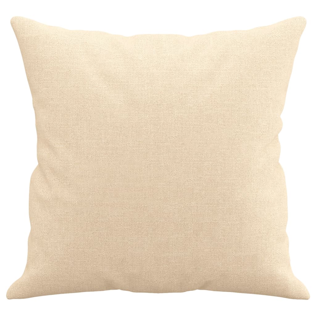 Zierkissen 2 Stk. Hellgrau 40x40 cm Stoff