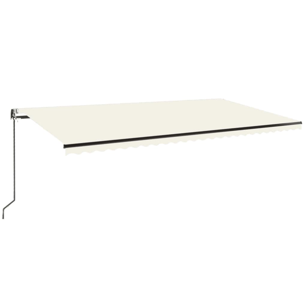 Markise Automatisch Einziehbar 350x250 cm Creme