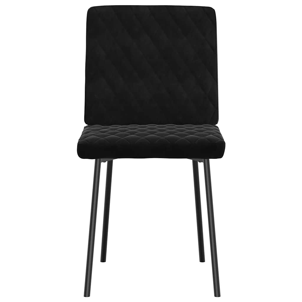 Esszimmerstühle 4 Stk. Creme Samt