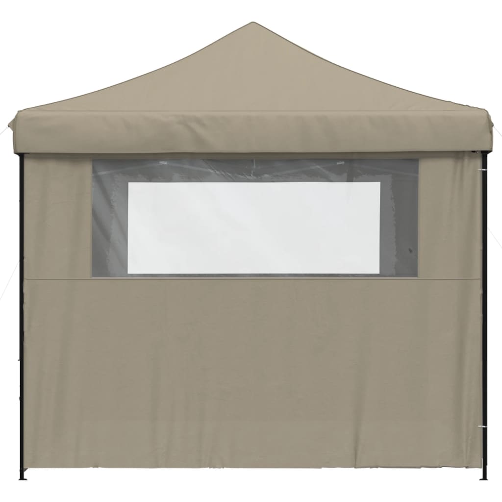 Partyzelt Faltbar Pop-Up Schwarz 292x292x315 cm