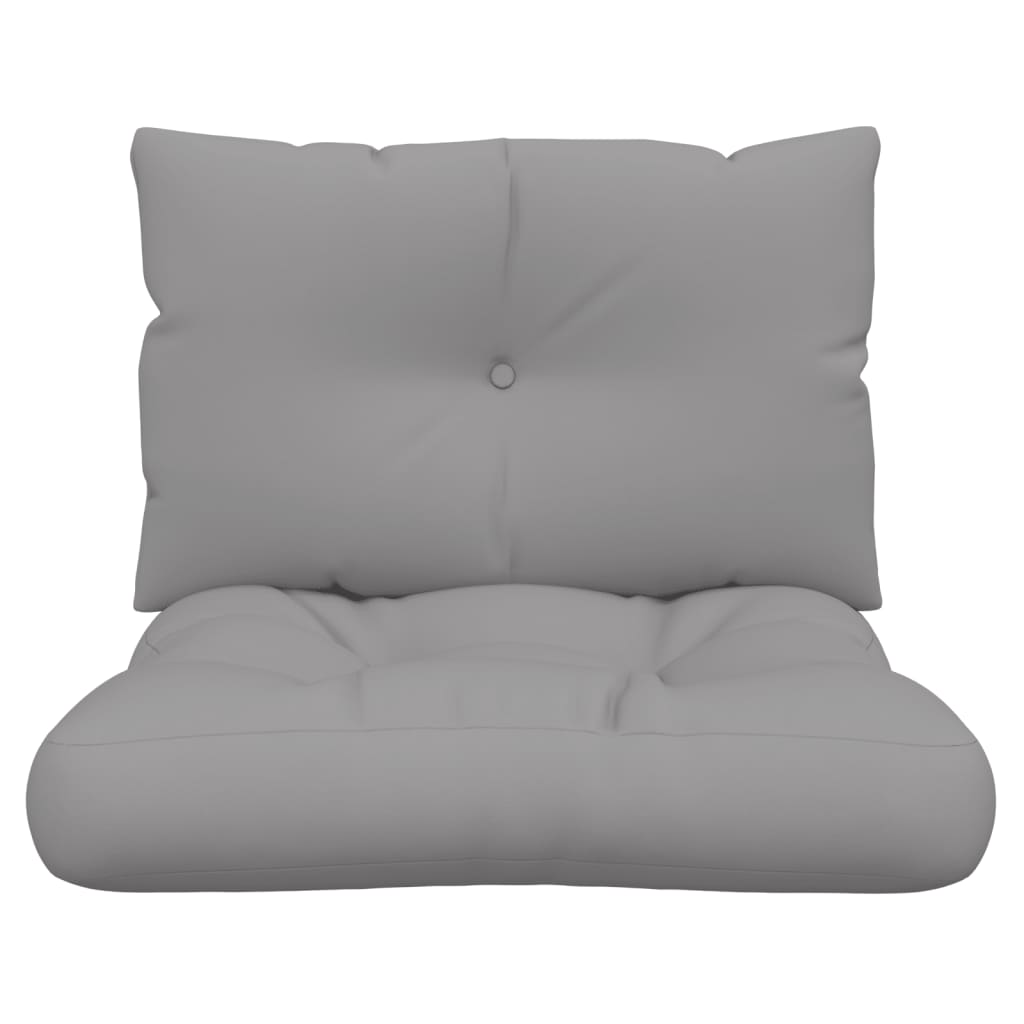 Palettenkissen Taupe 60x61,5x10 cm Stoff