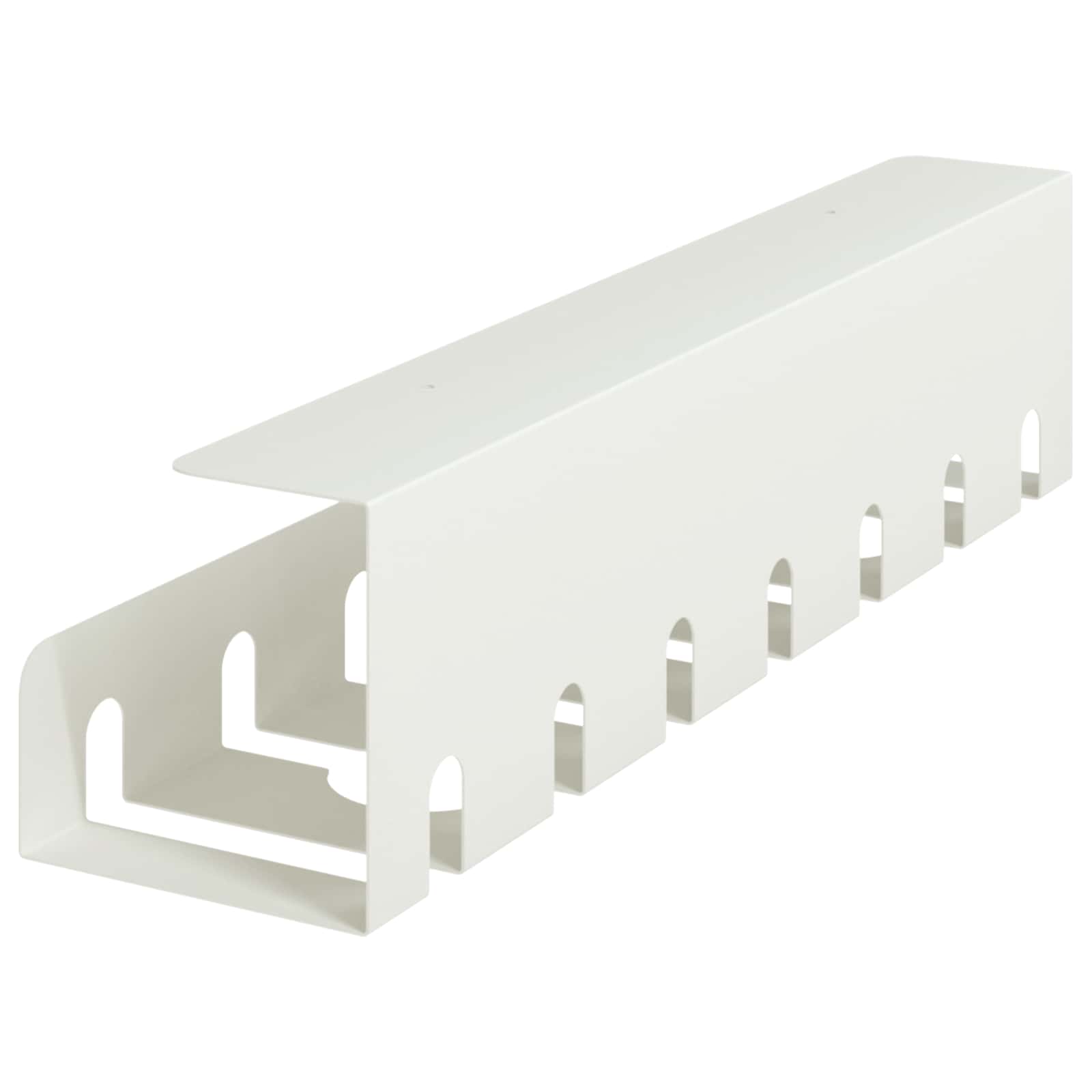 Unter dem Schreibtisch Kabelmanagement Tray 2 Stk. Anthrazit