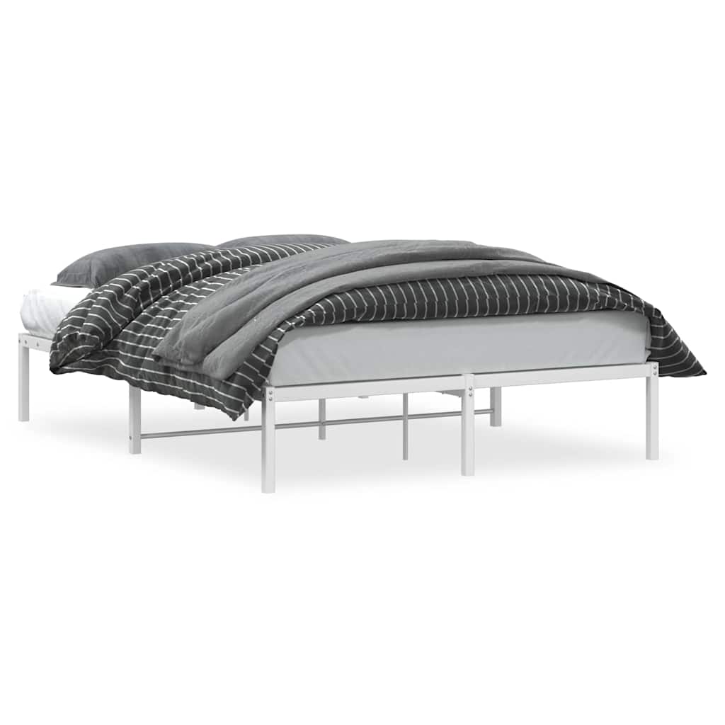 Bettgestell Metall Schwarz 75x190 cm