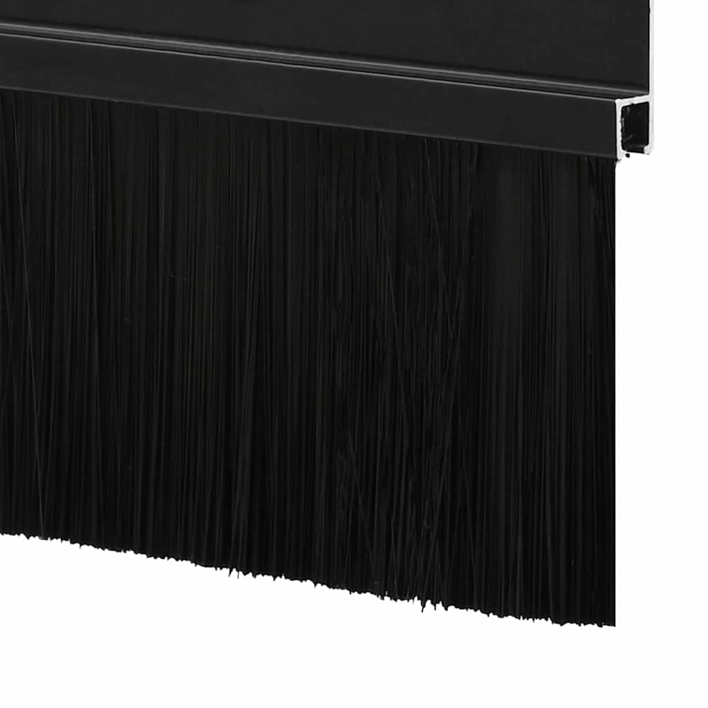 Aufsteck Türbürstendichtungen 2 pcs Braun 100 cm
