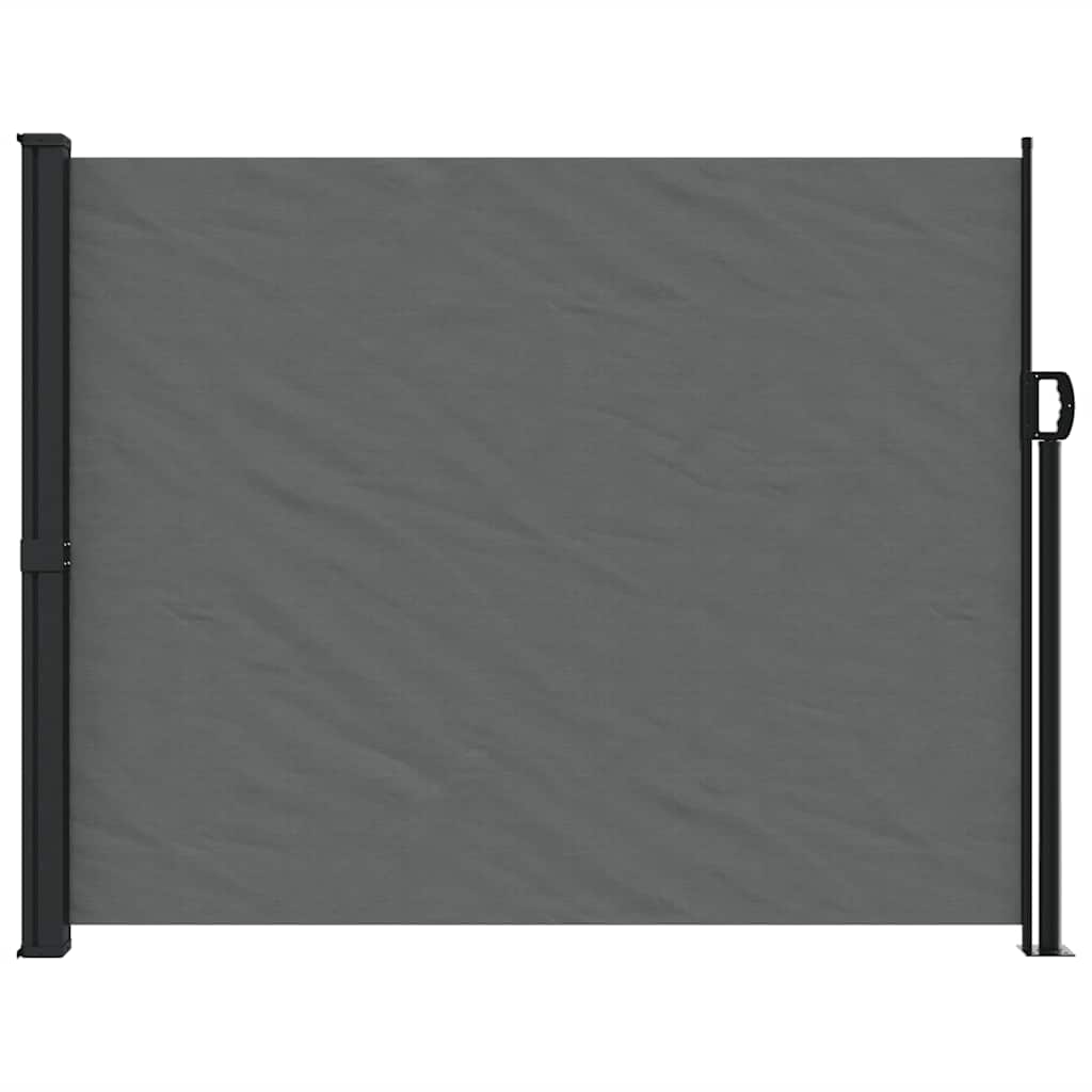 Seitenmarkise Ausziehbar Schwarz 100x300 cm