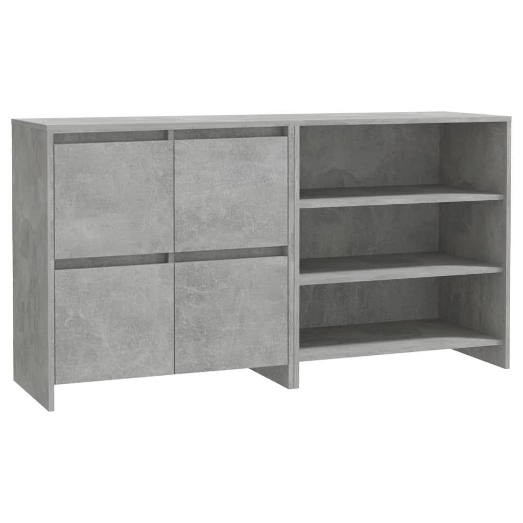 2-tlg. Sideboard Weiß Holzwerkstoff
