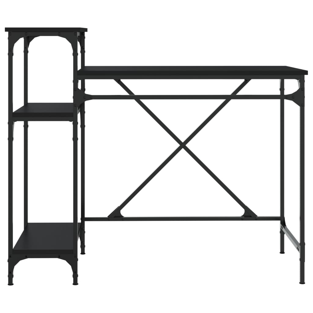 Schreibtisch mit Regal Sonoma-Eiche 135x50x90 cm Holzwerkstoff