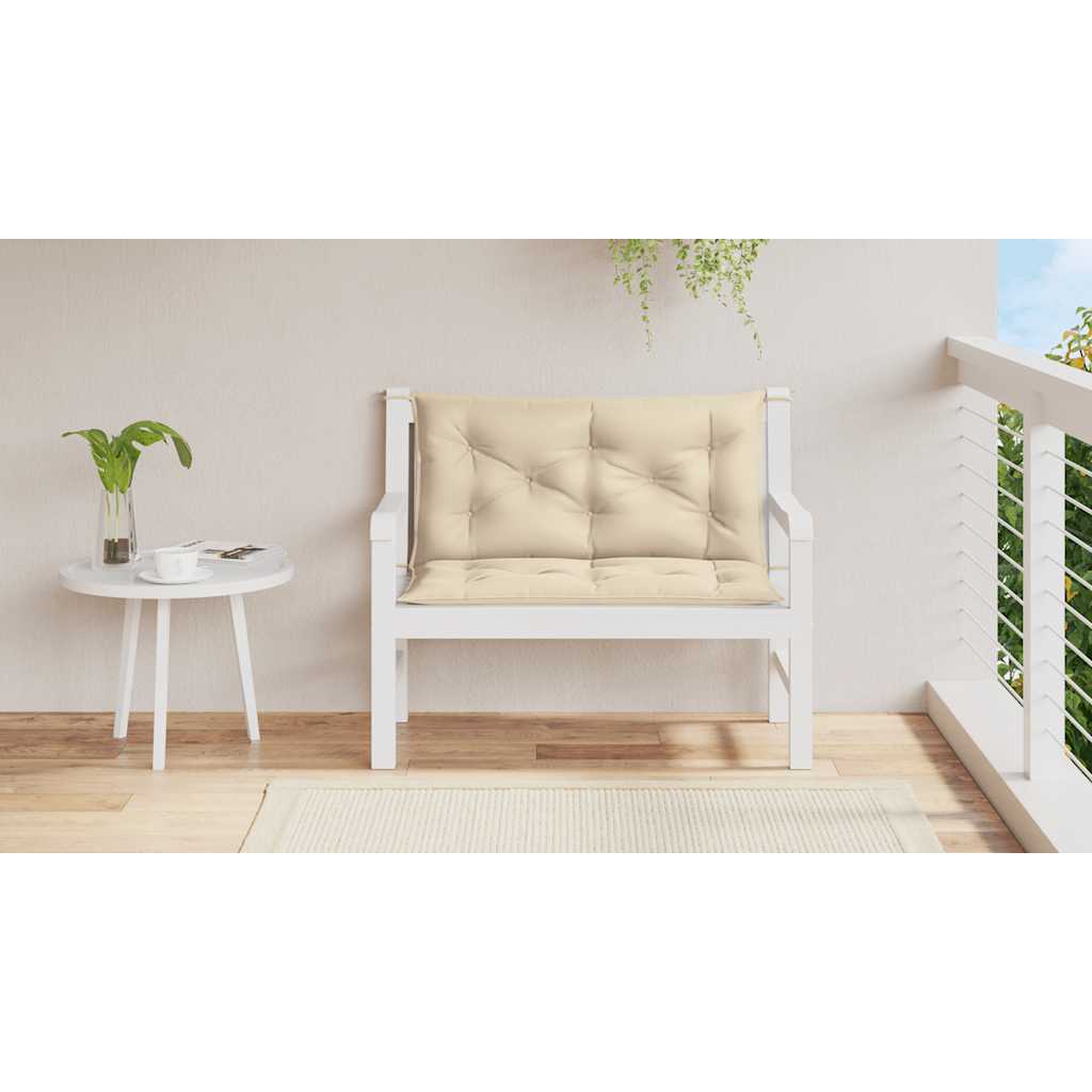 Gartenbank-Auflage Anthrazit 100x(50+50)x7 cm Oxford-Gewebe