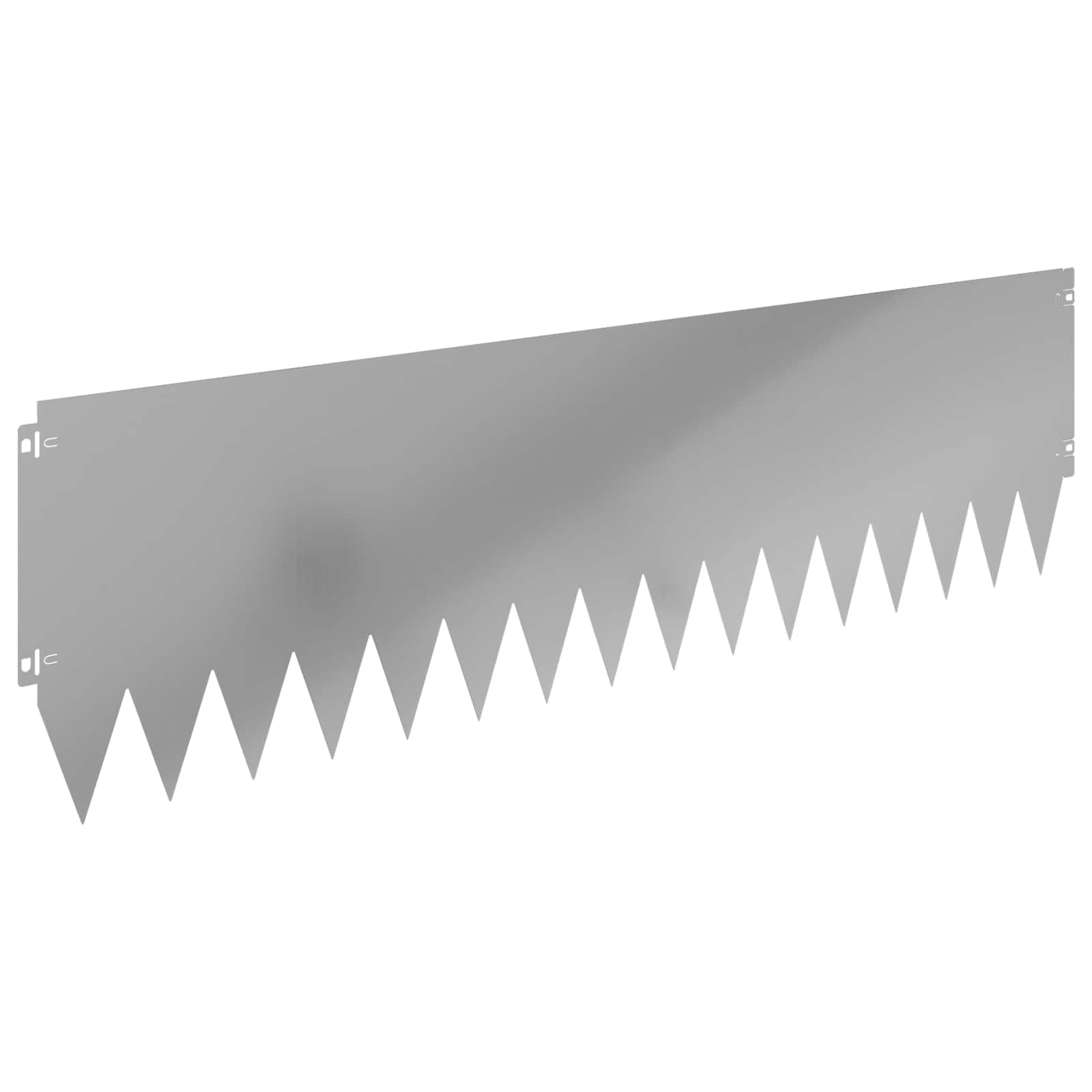 Raseneinfassung 10 pcs 103 x 10 cm Stahl Schwarz