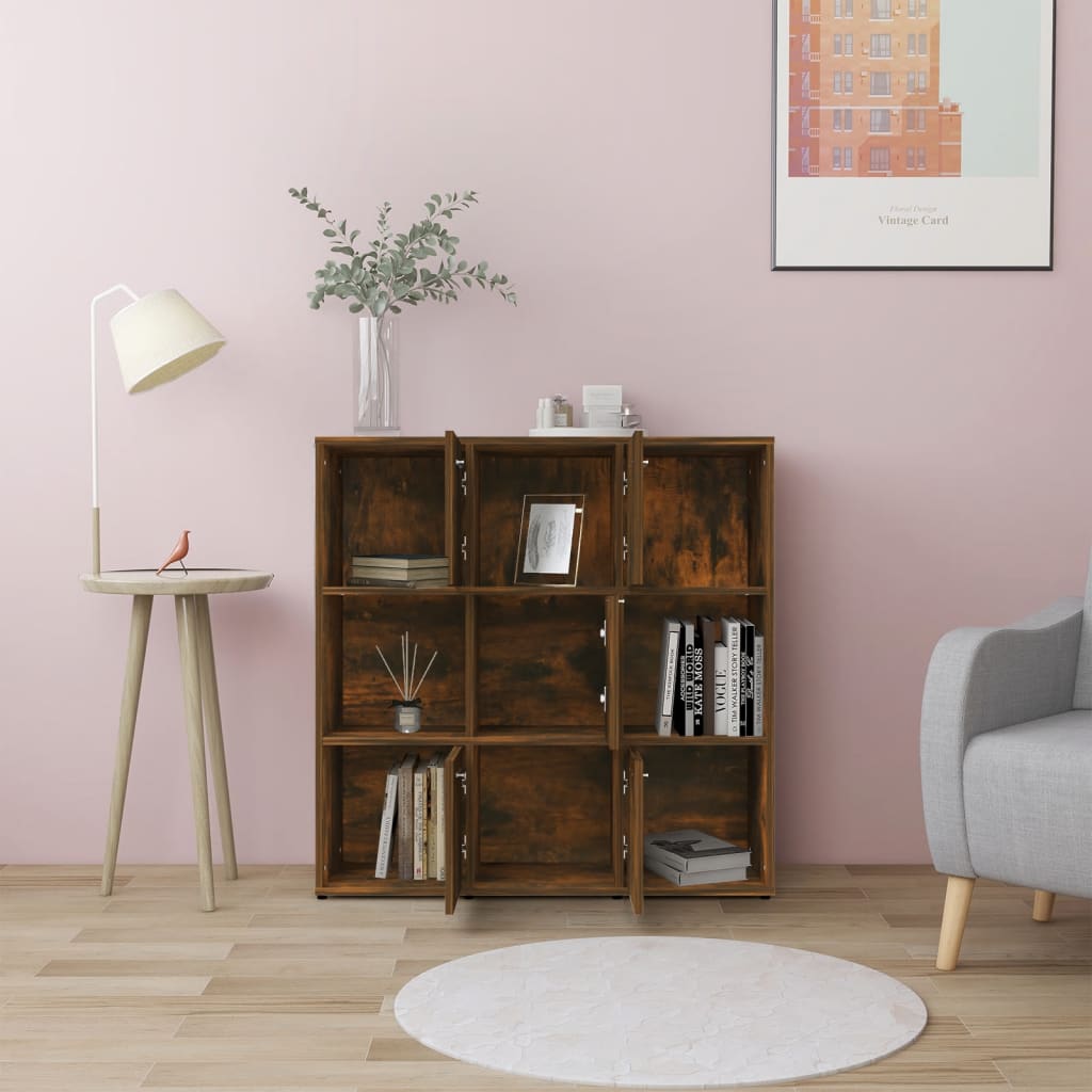 Bücherregal Weiß 90x30x90 cm Holzwerkstoff