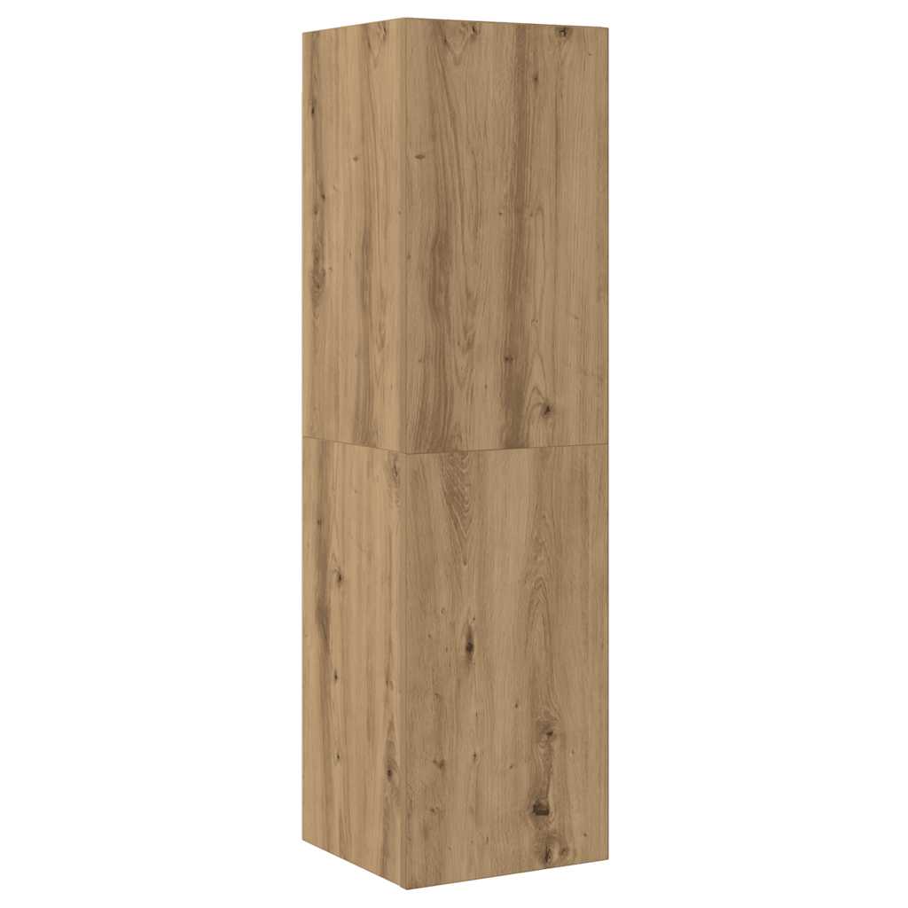 4-tlg. TV-Schrank-Set Weiß Holzwerkstoff