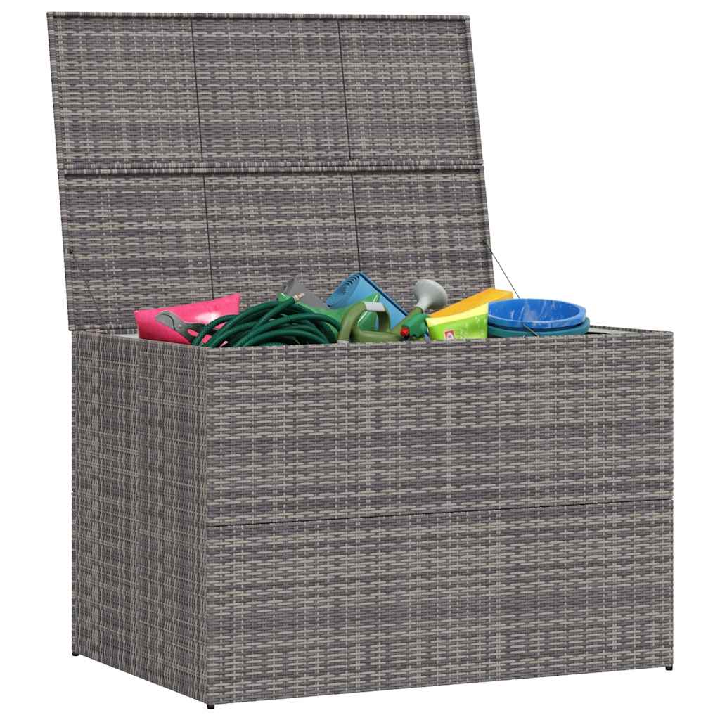 Garden-Auflagenbox Schwarz 150x100x100 cm Poly Rattan