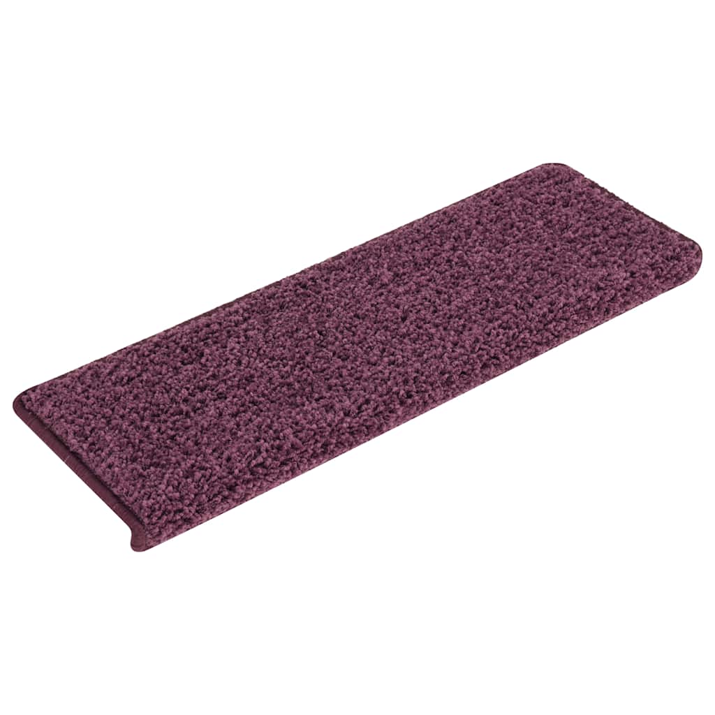 Stufenmatten 15 Stk. 65x21x4 cm Grau Rechteckiger Rand