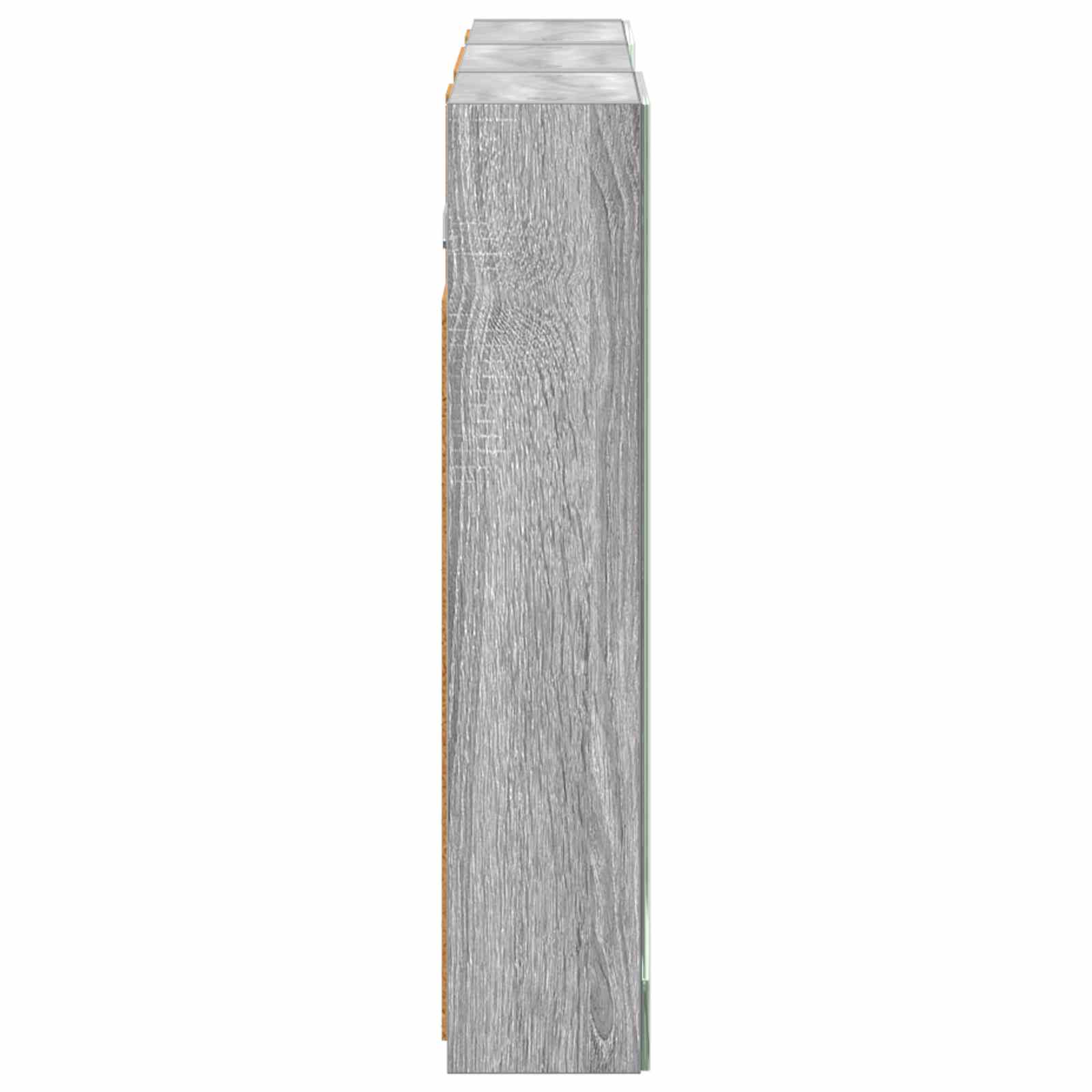 Badezimmerschrank-Set 3 pcs 80 x 10,5 x 50 cm Holzwerkstoff