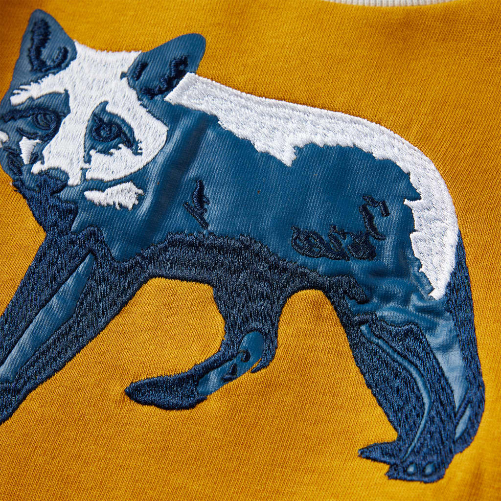 Kinder-Sweatshirt Marineblau Melange 92