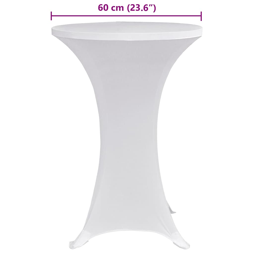 Tischhusse Stretchhusse 2 Stk 70 cm Anthrazit