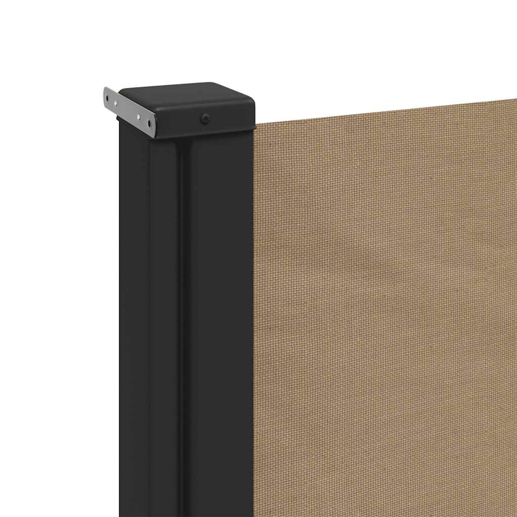 Seitenmarkise Ausziehbar Schwarz 100x300 cm