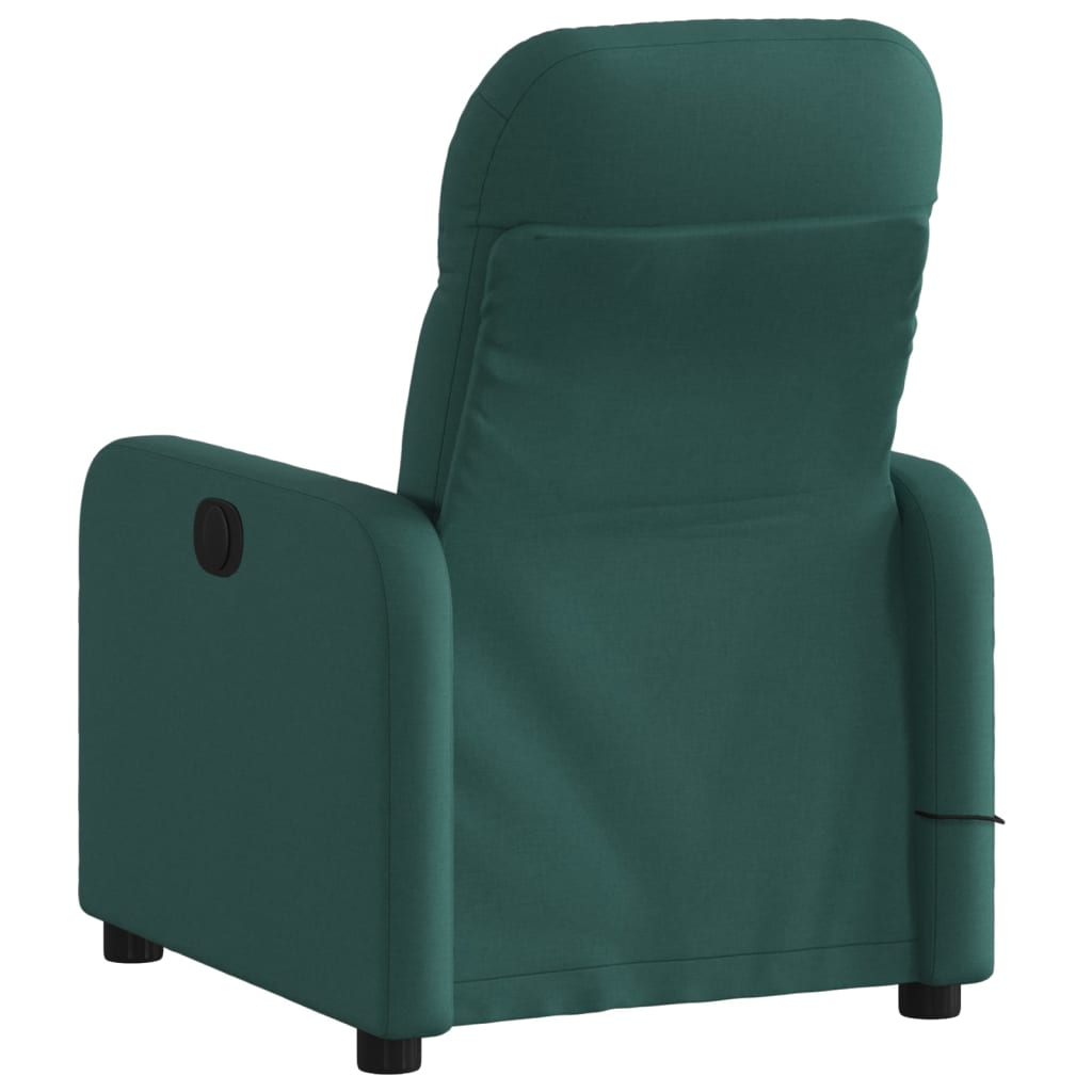 Massage-Relaxsessel, hellgrauer Stoff