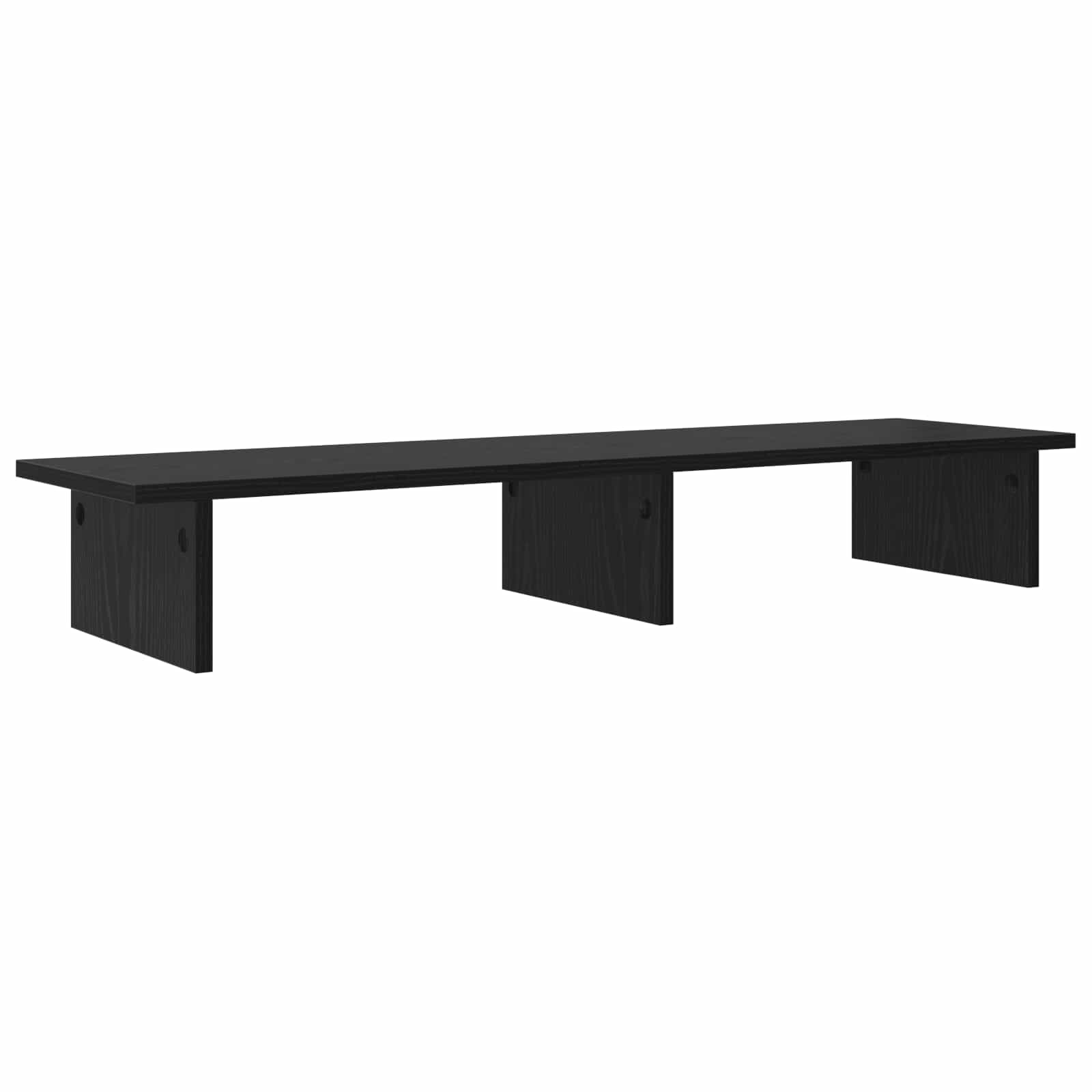 Monitor Halterung Schwarze Eiche 100 x 27 x 15 cm Holzwerkstoff