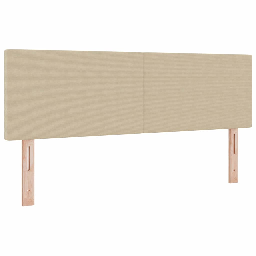 Kopfteil Hellgrau 80 cm Cordstoff