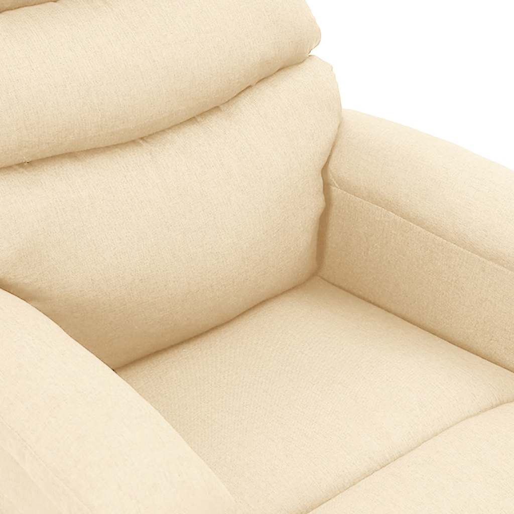 Massagesessel Dunkelgrau Stoff