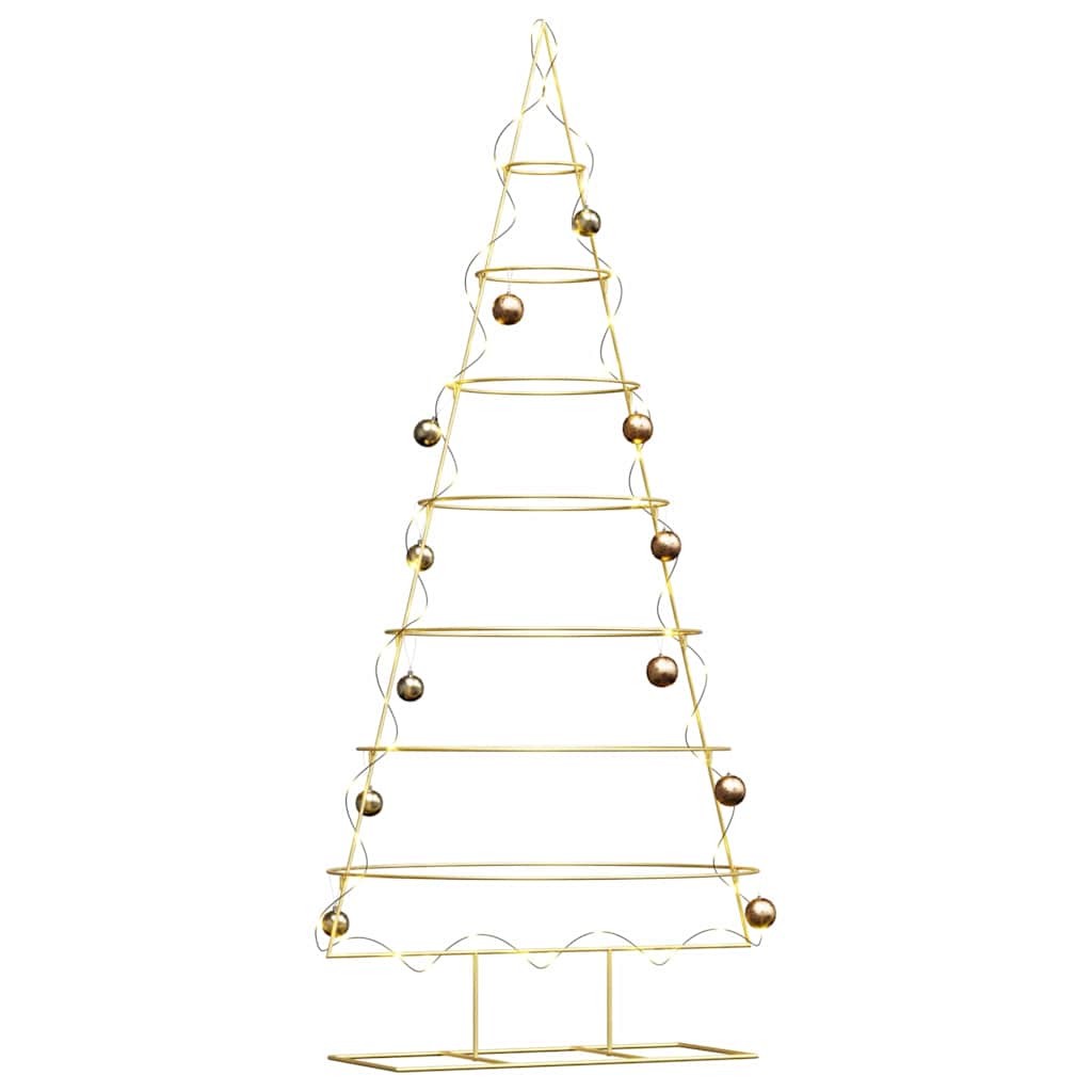 Metall-Weihnachtsbaum Deko Schwarz 60 cm