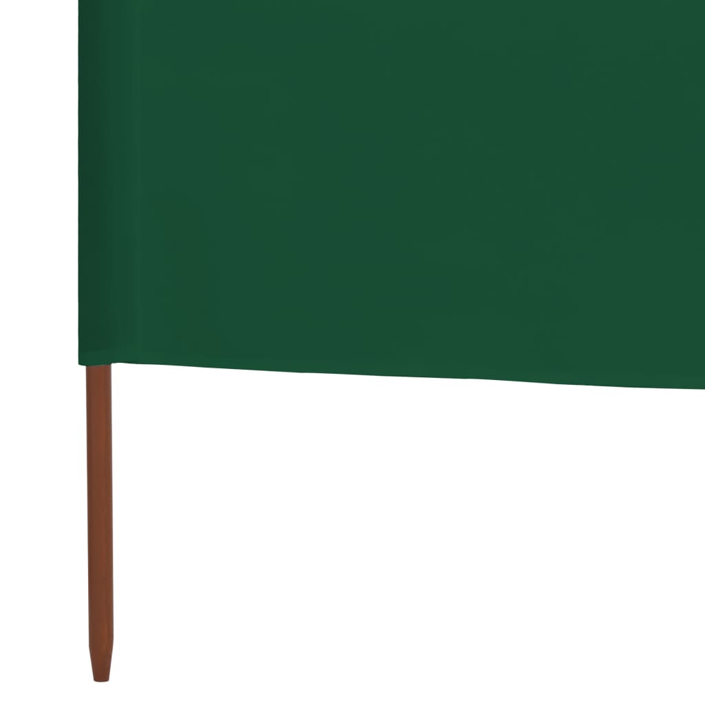 3-teiliges Windschutzgewebe 400 x 120 cm Weiß
