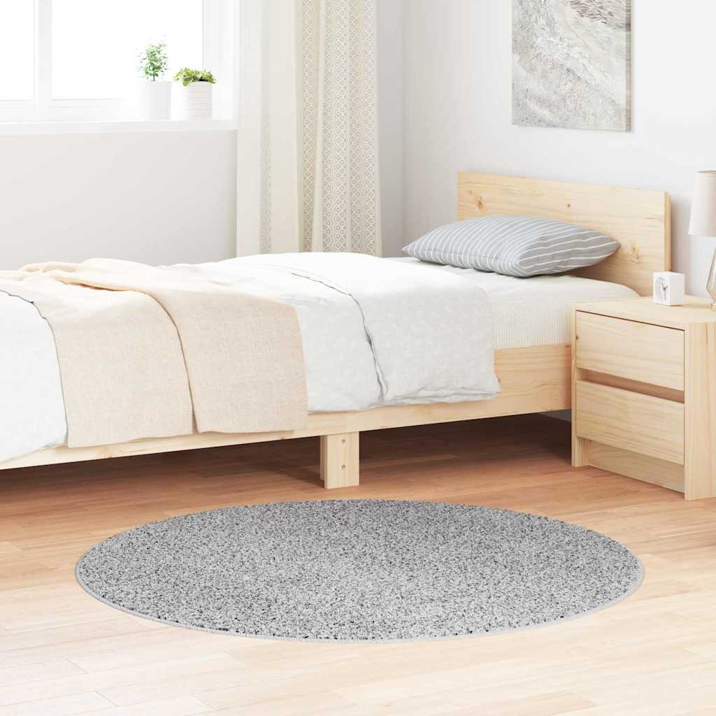 Anti-Rutsch Shaggy Teppich Dunkelgrau 200 x 200 cm PP