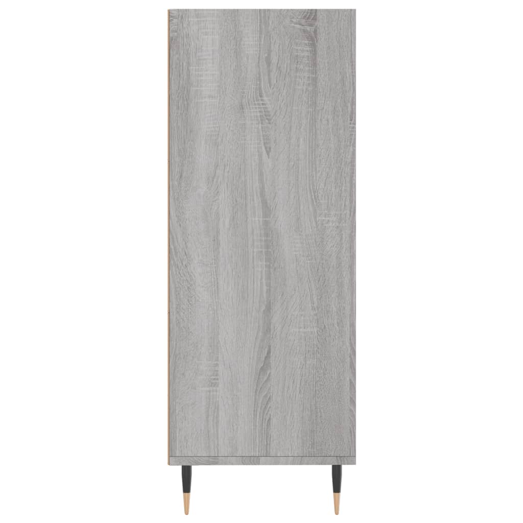 Bücherregal Hochglanz-Weiß 69,5x32,5x90 cm Holzwerkstoff