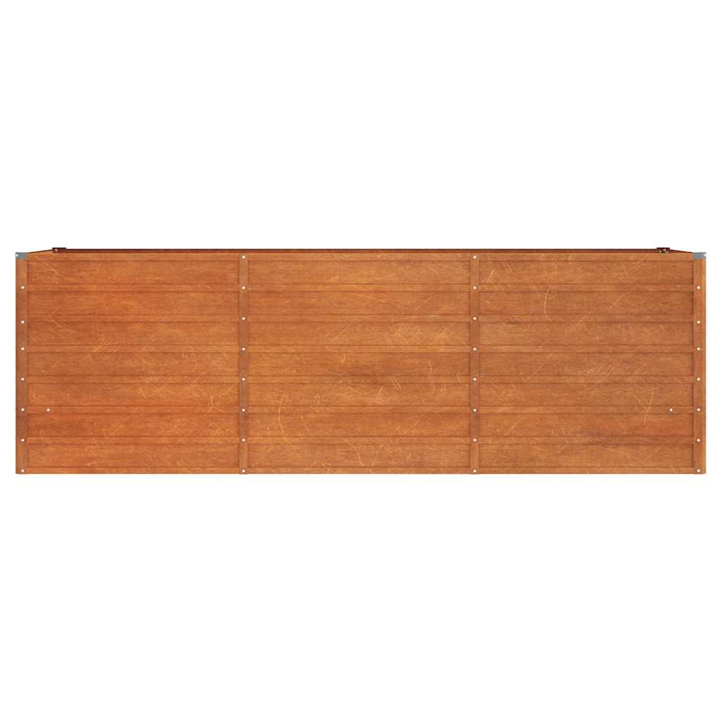 Hochbeet Rostig 100x100x77 cm Cortenstahl